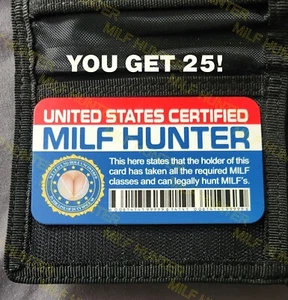 ID novità MILF HUNTER.  Ne ottieni 25!  Ottimo per feste, bar, addii al celibato! - Foto 1 di 6