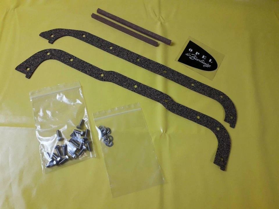 Nuevo Opel Olympia Record '53 '57 1.5L Juego de juntas de cárter de aceite tornillos V2A acero inoxidable Foto 1 de 1