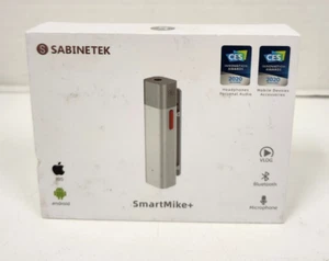Sabinetek SmartMike+ Wireless Bluetooth Microphone, White - Picture 1 of 4