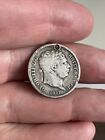 Great Britain King George III 1817 One Shilling .925 Silver Coin - Holed