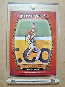 2013 Mike Trout Topps Qypsy Queen Glove Stories MINT Very Nice ๐ฅ๐ฅ๐ฅ - Picture 1 of 2