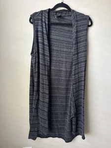 one direction Women’s long vest duster sleeveless cardigan size Large - Picture 1 of 4