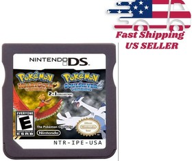 HeartGold & SoulSilver DS NDS Game US Version 2-in-1 Bundle