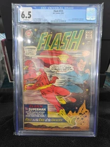 The Flash #175 - 1967 - CGC 6.5 OW - 2nd Superman Vs Flash Race ⚡️ - Picture 1 of 3