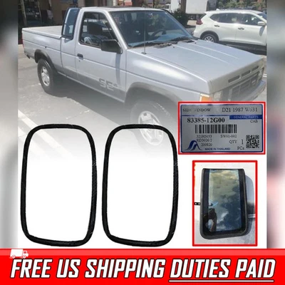 Sello de ventana lateral de goma sellado derecha izquierda para Nissan Navara D21 carrocería dura 1989-1997 Foto 1 de 4