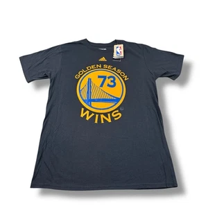 Neu mit Etikett Adidas NBA Golden State Warriors T-Shirt "Golden Season" 73 Siege schwarz Gr. M - Bild 1 von 7