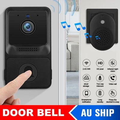 HD Wireless Smart Ring Doorbell Video Door Bell Intercom Camera Chime WiFi Phone - image 1 of 4
