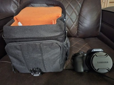 Цифровая камера Samsung серии WB WB1100F 16,2 Мп - черная ПРОТЕСТИРОВАНА РАБОТАЕТ - Изображение 1 из 4