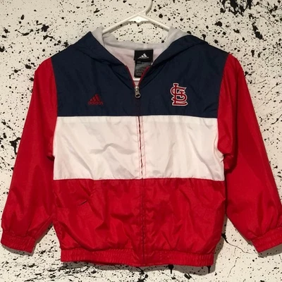 Jaqueta juvenil Adidas St Louis Cardinals masculina tamanho 7 ENVIO GRÁTIS - Imagem 1 de 4