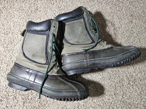 Oneida Red Ball Thermolite Thermo Winter Schaft Stiefel Herren Größe 13 Grün - Bild 1 von 10