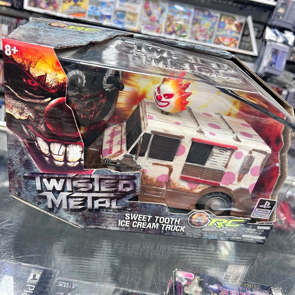 Playstation Twisted Metal Sweet Tooth Ice Cream Truck Radio Control RC Nuevo Como Nuevo Foto 1 de 1