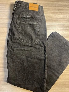 Evan Picone Damenjeans 12 schwarz Stretch Freizeit gerades Bein Hipster lockere Passform - Bild 1 von 6