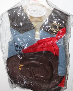 MELISSA & DOUG COWBOY COWGIRL SHERIFF ROLE PLAY HALLOWEEN COSTUME AGE 3-5 NEW - Picture 1 of 2