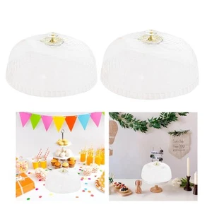 Clear Cake Dome Cover Transparent Decorative Cake Lid Round Food Dome for - Picture 1 of 14