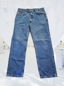 Levis 505 Jeans Mens 34x29 Blue Straight VTG Grunge Skater Preppy RED Tab Lot - Picture 1 of 8