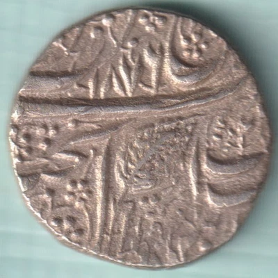 SIKH EMPIRE RANJIT SINGH ONE RUPEE RARE SILVER COIN - Image 1 of 2