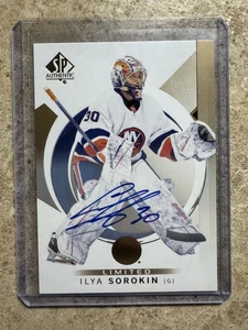 24-25 Upper Deck SP Authentic Limited Gold Auto #54 ILYA SOROKIN - Picture 1 of 1