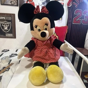 Disney World Disneyland Minnie Mouse Vintage Stuffed Animal Plush 32” Tall - Picture 1 of 22
