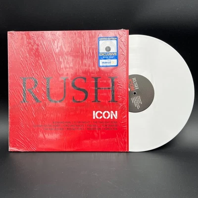 Rush – Icon LP White Vinyl Walmart Exclusive 2010 UMe Compilation VG+ - Image 1 of 4