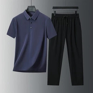 100% Maulbeerseide Herren Leicht Business Sommer Freizeit Set Hemd Zweiteiliges Set Neu - Bild 1 von 24