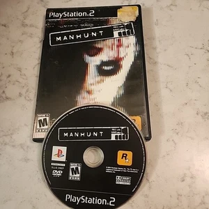Vintage Manhunt PlayStation 2 PS2 Video Game Rockstar Mature Horror - Picture 1 of 7