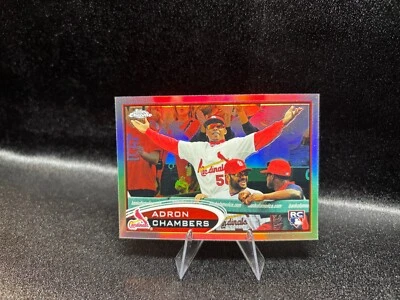 2012 Topps Chrome - Refractor #153 Adron Chambers - Image 1 of 2
