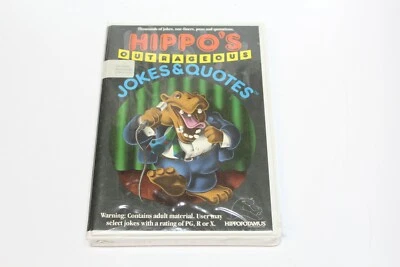 VTG Hippos Outrageous Jokes Apple Mac 128K 512K Clamshell Box NEW Factory Sealed - Image 1 of 4