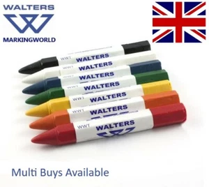 Crayons Wax Marker, Wood Timber, Metal, Lumber, Road Marking, Walters WWT Box 12 - Picture 1 of 2