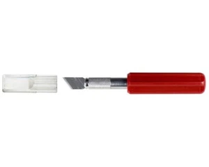 Excel Tools Werkzeug Messer K5 Heavy Duty Roter Kunststoffgriff mit Schutzkappe - Picture 1 of 1