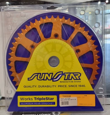 PIÑÓN TRASERO SUNSTAR 5-354754OR, 51T, NARANJA NUEVO SE ADAPTA A KTM Foto 1 de 3