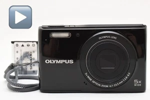 "Mint" OLYMPUS STYLUS VG-180 16.0MP Compact Digital Camera Black multilingual - Picture 1 of 13