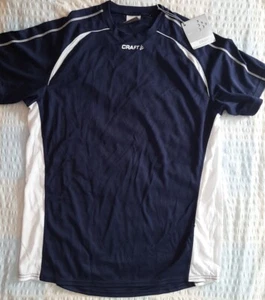 Sportshirt * CRAFT * Gr. L * Funktionsshirt * Fitness * Blau-Weiss * Neu! - Bild 1 von 5