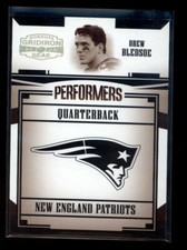 DREW BLEDSOE 2005 DONRUSS GRIDIRON GEAR PERFORMERS GOLD HOLOFOIL #023/100 AD061