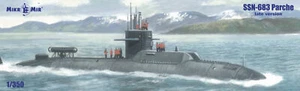 MikroMir Modelle 1/350 U.S.S. Patch (SSN-683) AMERIKANISCHES U-BOOT späte Version - Bild 1 von 1