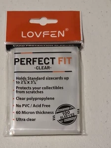 LOVFEN Perfect Fit Kartenhüllen - 2 x 100 Stück transparent Polypropylen - Bild 1 von 2