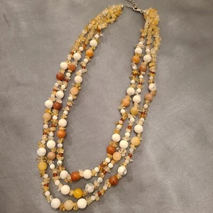 Multi Stein Halskette 925 Platin über Sterlingsilber gestempelt 18-20" Geschenk NEU - Bild 1 von 11