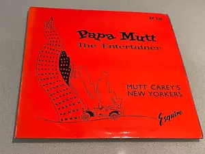 Mutt Carey's New Yorkers - Papa Mutt The Entertainer - Vinyl Record 7" EP - 1947 - Picture 1 of 5