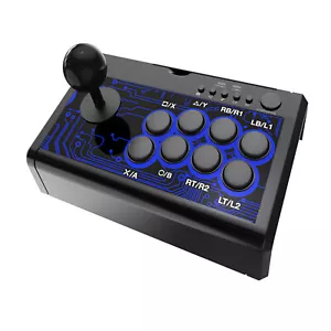 7in1 Wired Rocker Arcade Fighting Analog Stick for PS4 / PS3 / PC/ Android Game - Picture 1 of 7