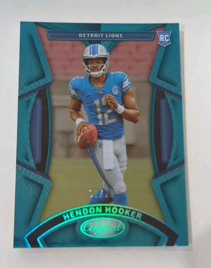 2023 Certified Rookies FOTL Mirror Teal 01/20 Hendon Hooker #150 Rookie RC
