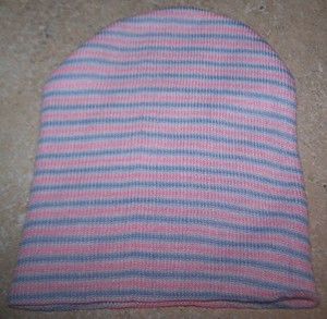 baby hospital hat with bow