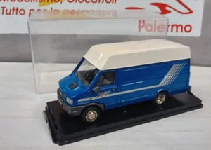 OLD CARS 1/43 FIAT IVECO TURBODAILY BLU TETTO BIANCO - Imagen 1 de 4