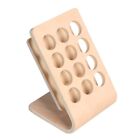 12 Holes 15ml Wooden Bottle Display Stand for Nail Polish Perfume