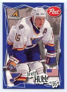 1997-98 Pinnacle Post World's Best - #11 - Brett Hull - St. Louis Blues