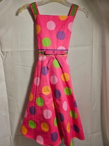 Rare Editions Mädchen rosa gepunktet Tüll La Frühling Kleid Größe 10 - Bild 1 von 10