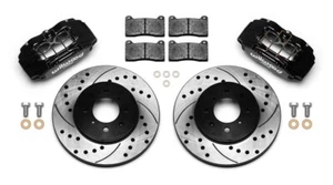 -UNA CAJA-Wilwood 140-12996-D 90-13 Honda/Acura 4 Pistones Frente Pinza/Rotor Kit Negro - Imagen 1 de 4