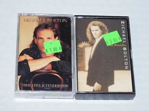 Lot of 2 Michael Bolton Cassette Tape Soul Provider Time Love & Tenderness - Picture 1 of 2