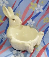 🐰L@@K🐰 Vintage EASTER BUNNY Rabbit Spring Party BOWL DISH by SE Super Cute