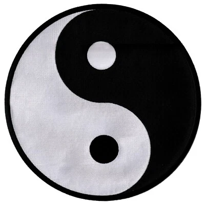 PARCHE GRANDE YIN YANG bordado planchado karate ying tai chi ARTES MARCIALES ESPALDA Foto 1 de 2