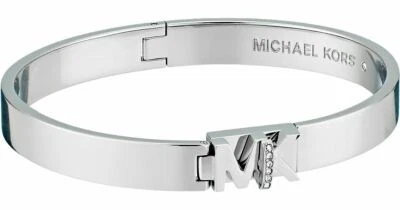 Michael Kors Haute Hardware Silver S/Steel Bangle Bracelet MKJ6837040 + MK BOX - Image 1 of 4