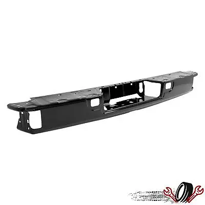 For Nissan Titan Titan XD 2016-2021 Steel Rear Step Bumper Face Bar w/ Holes - Image 1 of 4